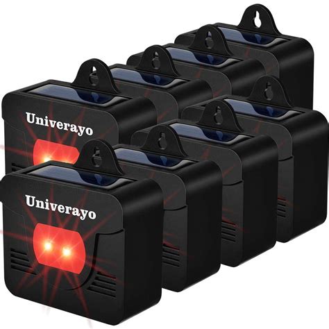 Buy Univerayo Coyote Deterrent Light Solar Predator Control Lights for Deer Coyotes Repellent ...