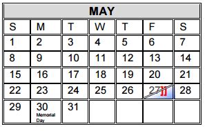 Milam Elementary - School District Instructional Calendar - Mcallen Isd - 2015-2016