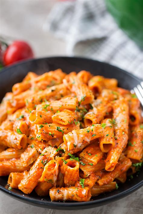 chicken parmesan penne pasta