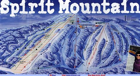 Spirit Mountain Piste Map / Trail Map