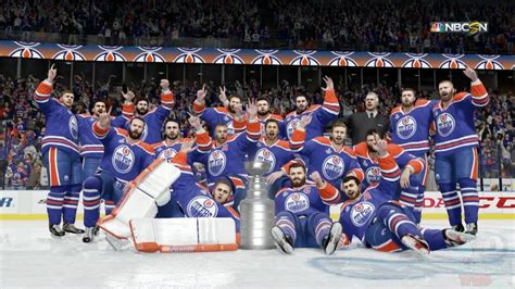 NHL 16 - Edmonton Oilers Stanley Cup Celebration - YouTube