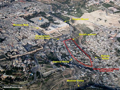 City of David Excavation Report - BiblePlaces.com