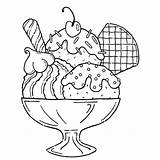Ice Cream Printable Coloring Pages sketch template