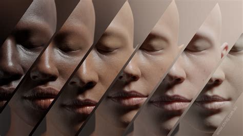 Universal Human Head Textures