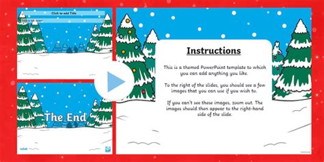 Snowflake PowerPoint Template for Kids | Free Download!