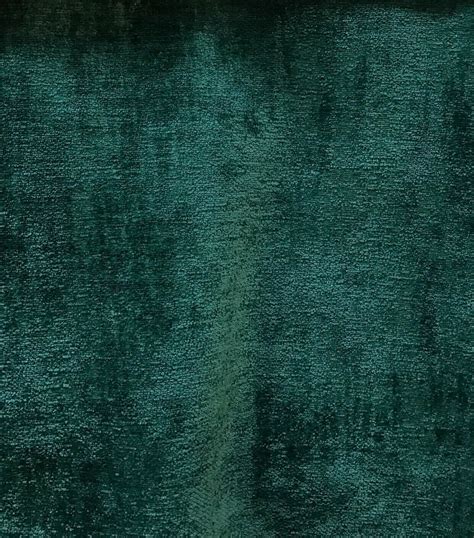 Designer Upholstery Thick And Soft Chenille Velvet Fabric - Emerald Green BTY in 2021 | Green ...