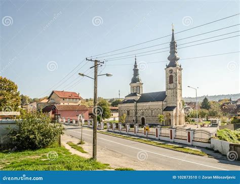 Orthodox Church in Sremska Kamenica Stock Photo - Image of cross, faith ...