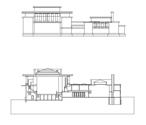 Unity temple architecture design and elevation dwg file – Artofit