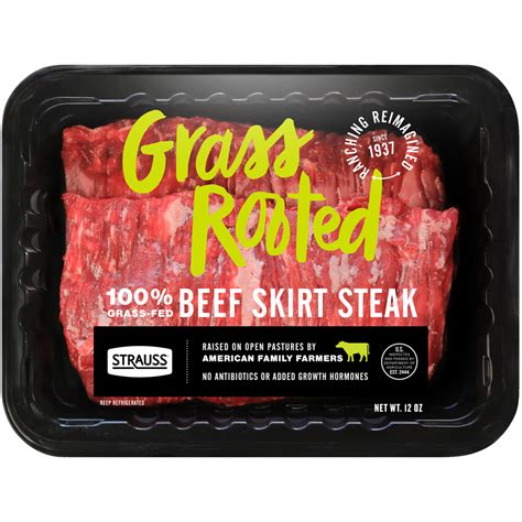 Grass-Fed Beef Skirt Steak : Strauss Brands