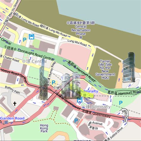 Map of Admiralty, Hong Kong - JohoMaps