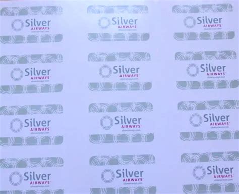 SILVER AIRWAYS - Full Sheet (12) Junior Kiddie Wings Pins Labels Stickers $2.99 - PicClick