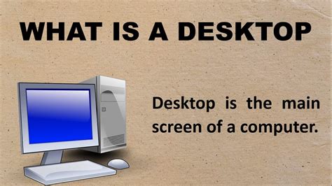 What is Desktop for Class 1 | Class 2 | Class 3 | Few Lines on Desktop ...