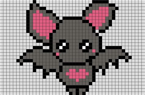 Bat Pixel Art from BrikBook.com #Bat #Animal #pixel #pixelart #8bit Shop more designs at http ...