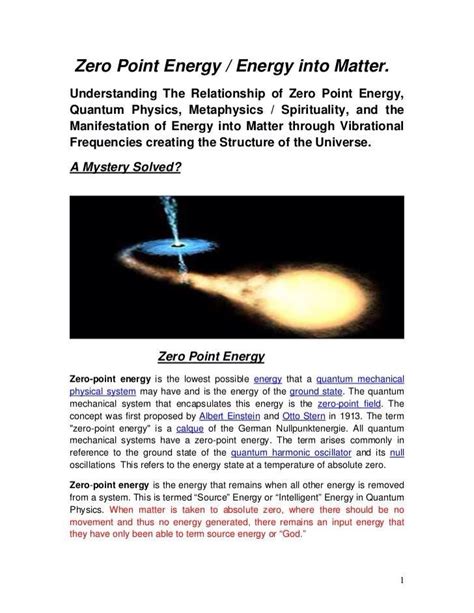 Zero point energy in 2022 | Zero point energy, Metaphysical ...