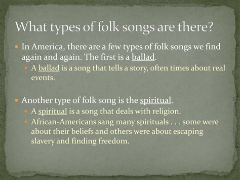 PPT - American Folk Music PowerPoint Presentation, free download - ID ...