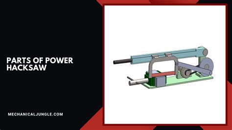 What Is a Hacksaw? | Parts of Power Hacksaw | Driving Mechanism of Power Hacksaw | Working of ...