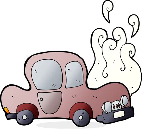 dibujos animados de coche averiado 12333367 Vector en Vecteezy