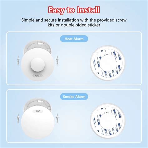 Home alarm system wireless interconnected smoke detector Interlinked ...