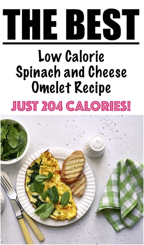 Low Calorie Spinach Omelet - Lose Weight By Eating