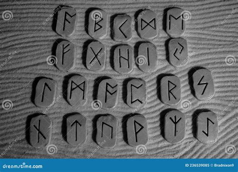 Ancient Anglo Saxon Runic Alphabet Uses Symbols that Represent Letters ...