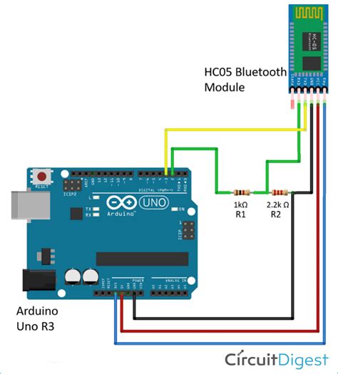 Simple Bluetooth Module Circuit Diagram