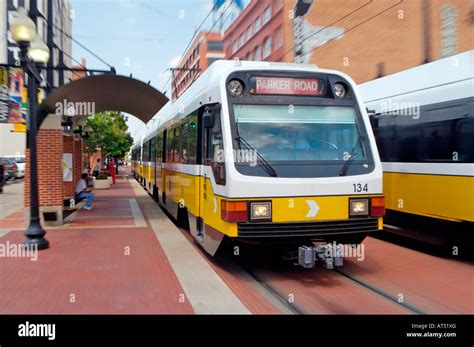 Dallas area rapid transit train hi-res stock photography and images - Alamy