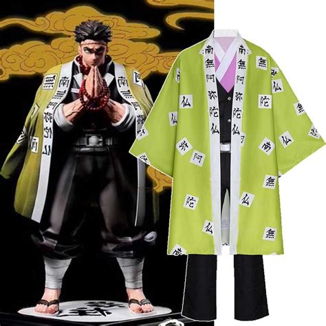 Demon Slayer Kimetsu no Yaiba Gyomei Himejima Cosplay Costume-Takerlama ...