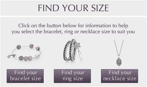 Pandora Bracelet Sizing Chart