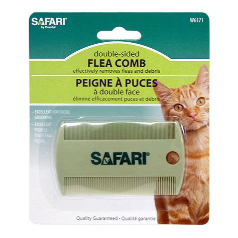 Safari Double-Sided Flea Comb for Cats - Wooftown.ca