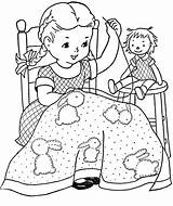 Sewing Machine Coloring Pages sketch template