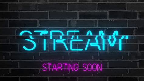 Stream Starting Soon Template