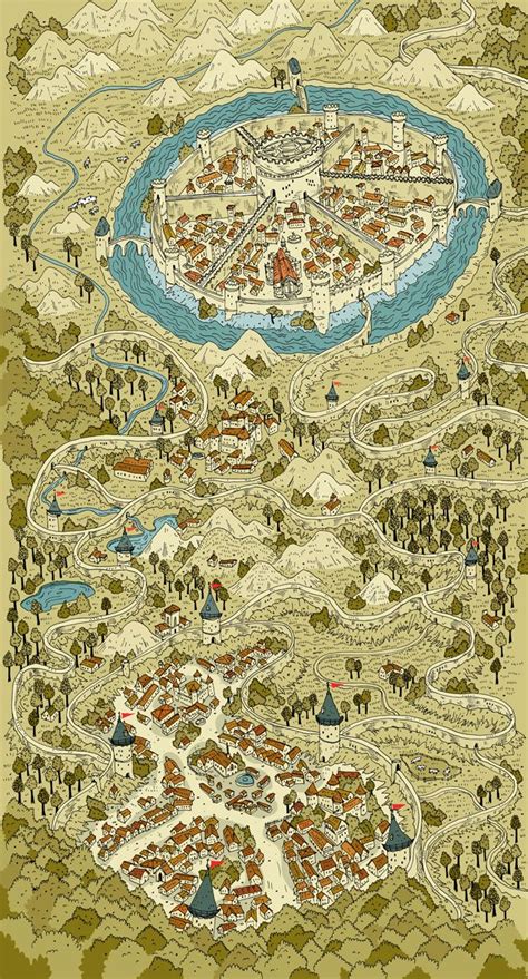 Vikki Chu happy art | Fantasy city map, Fantasy map, Fantasy world map