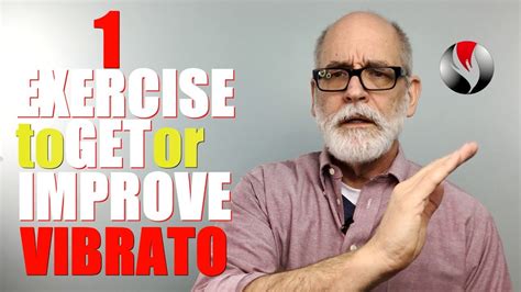 Singing Vibrato Exercise - One Exercise to Get or Improve Vibrato - YouTube