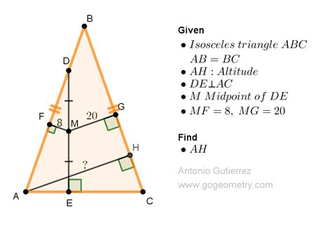 Height of isosceles triangle calculator - tasteany