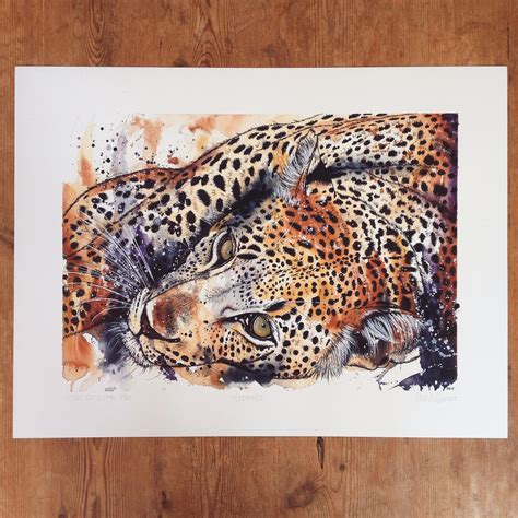 Leopard Print (Limited Edition and with 50% donation to Helping Rhinos) – Tori Ratcliffe Art