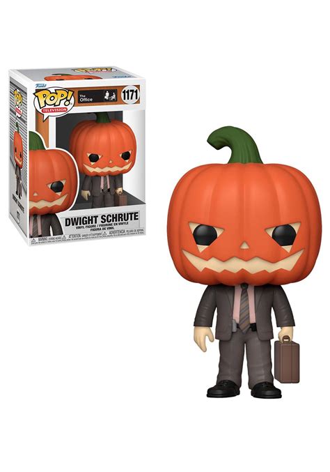 Funko POP TV: The Office - Dwight with Pumpkinhead Vinyl Figure