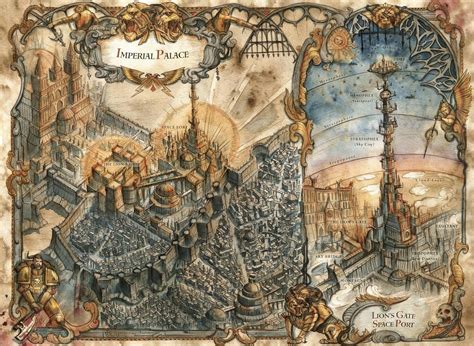 warhammer 40k - Map of the Imperial Palace on Earth - Science Fiction ...