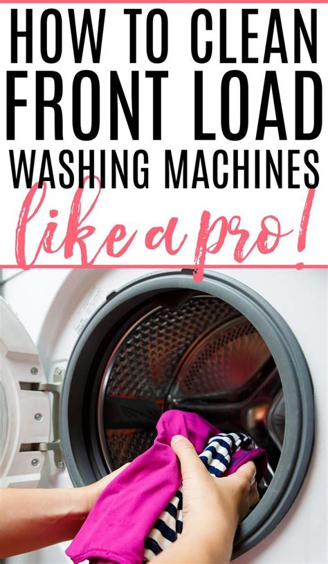 How to clean your front load washer – Artofit