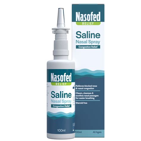 Buy Nasofed Saline Nasal Spray. Isotonic Saline Solution. Effective and Gentle from Nasal ...