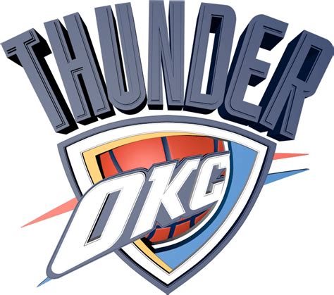 Download Oklahoma City Thunder Logo Clipart Png Download - PikPng