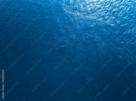 Blue sea surface aerial view Stock Photo | Adobe Stock