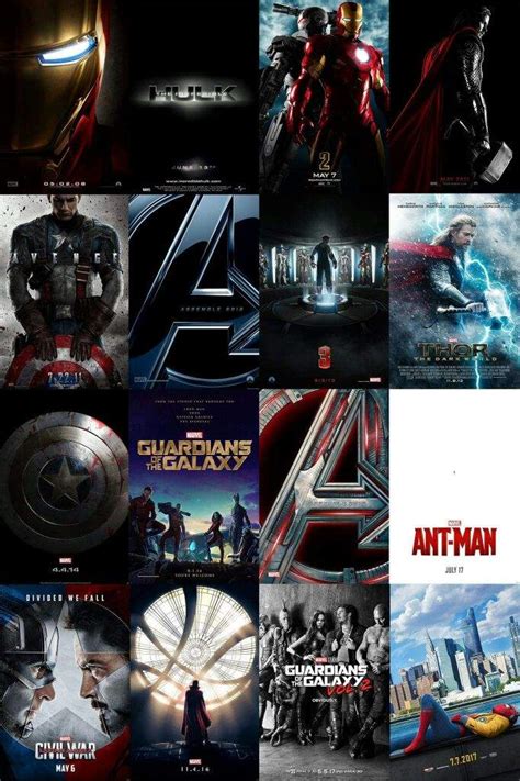 16 MCU Teaser Posters | Comics Amino