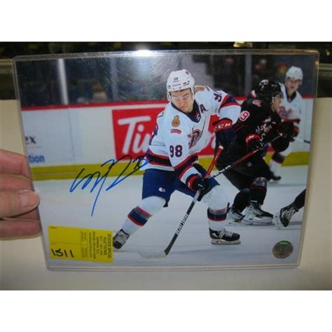 CONNOR BEDARD SIGNED REGINA PATS 8X10 PHOTO