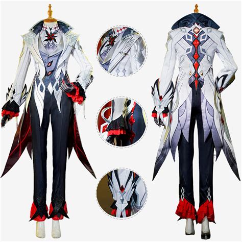 Genshin Impact Arlecchino Costumes Cosplay Suit Unibuy