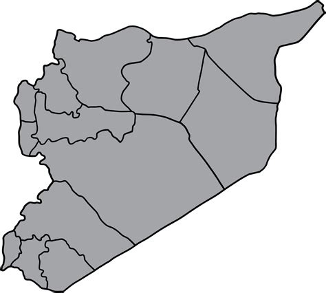 doodle freehand drawing of syria map. 19633214 PNG