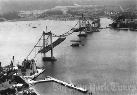 Throgs Neck Bridge - 1960 | New york city photos, New york city, Nyc history