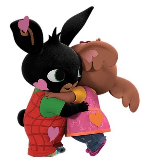 Bing Bunny and Sula Hugging transparent PNG - StickPNG