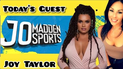 Jo Madden Sports Show with Joy Taylor @JoyTaylorTalks Host of Speak ...