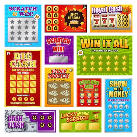 Scratch win cards set | Free Vector