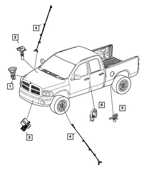 2002-2005 Dodge Ram 1500 Anti-Lock Brakes Sensor Kit 5083204AB | My ...